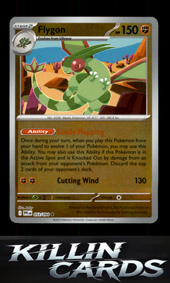 Reverse Holofoil Flygon - 053/094 053/094 Pokemon Rare ME02: Phantasmal Flames C