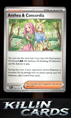 Anthea & Concordia - 182/217 182/217 Pokemon Uncommon ME: Ascended Heroes Card N