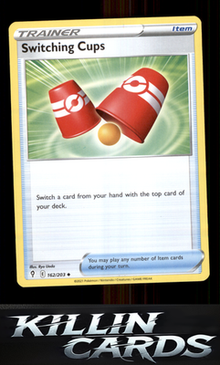 Switching Cups 162/203 Pokemon Uncommon SWSH07: Evolving Skies Card NM