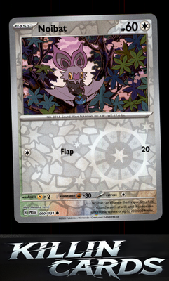 Reverse Holofoil Noibat 090/131 Pokemon Common SV: Prismatic Evolutions Card NM