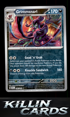 Reverse Holofoil Grimmsnarl 096/142 Pokemon Rare SV07: Stellar Crown Card NM