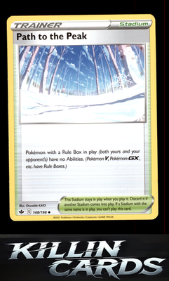Path to the Peak 148/198 Pokemon Uncommon SWSH06: Chilling Reign Card NM