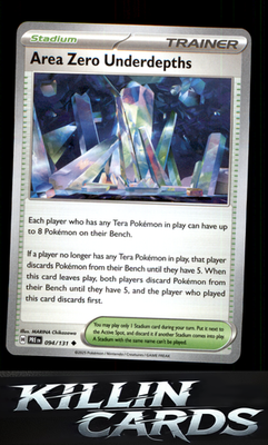 Area Zero Underdepths 094/131 Pokemon Uncommon SV: Prismatic Evolutions Card NM