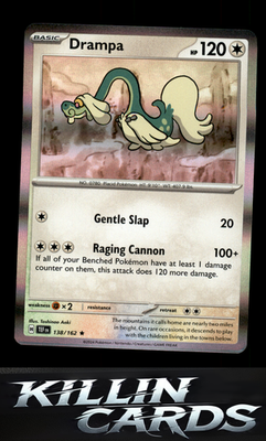 Drampa - 138/162 138/162 Pokemon Rare SV05: Temporal Forces Card NM