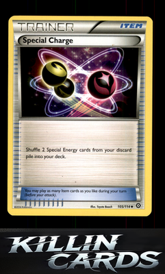 Special Charge 105/114 Pokemon Uncommon XY - Steam Siege Card LP