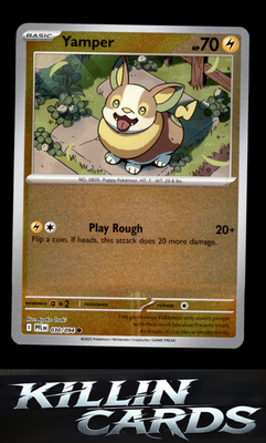 Reverse Holofoil Yamper - 030/094 030/094 Pokemon Common ME02: Phantasmal Flames