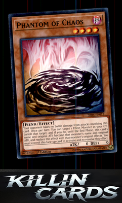 1st Edition Phantom of Chaos SR06-EN015 YuGiOh Common Structure Deck: Lair of Da