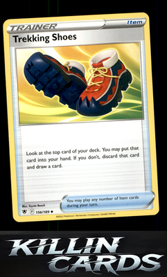 Trekking Shoes 156/189 Pokemon Uncommon SWSH10: Astral Radiance Card NM
