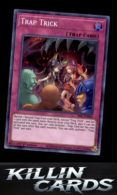 1st Edition Trap Trick SESL-EN060 YuGiOh Super Rare Secret Slayers Card NM
