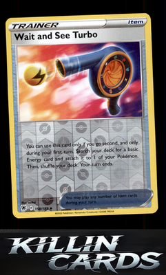 Reverse Holofoil Wait and See Turbo 158/189 Pokemon Uncommon SWSH10: Astral Radi
