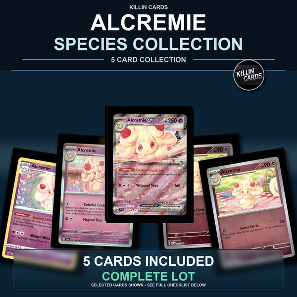 Pokemon TCG Alcremie Species Collection 5 Different Cards