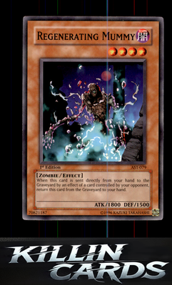 1st Edition Regenerating Mummy AST-079 YuGiOh Common Ancient Sanctuary Card NM