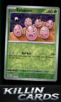 Reverse Holofoil Exeggcute 102/165 Pokemon Common SV: Scarlet & Violet 151 Card