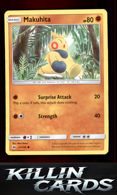 Makuhita 67/149 Pokemon Common SM Base Set Card LP