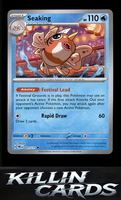 Seaking (Poke Ball Pattern) 021/131 Pokemon Uncommon SV: Prismatic Evolutions Ca