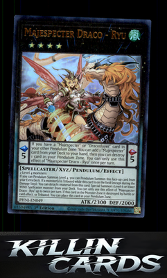 1st Edition Majespecter Draco - Ryu PHNI-EN049 YuGiOh Ultra Rare Phantom Nightma