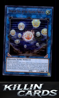 1st Edition Hieratic Seal of the Heavenly Spheres RA02-EN039 YuGiOh Super Rare 2