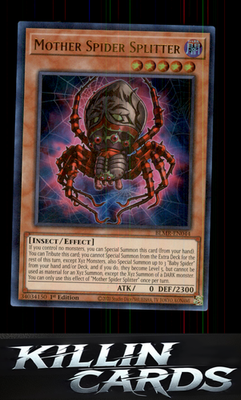 1st Edition Mother Spider Splitter BLMR-EN044 YuGiOh Ultra Rare Battles of Legen