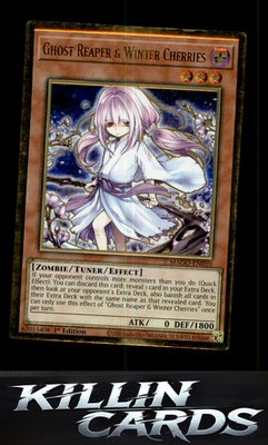 1st Edition Ghost Reaper & Winter Cherries MAGO-EN010 YuGiOh Premium Gold Rare M