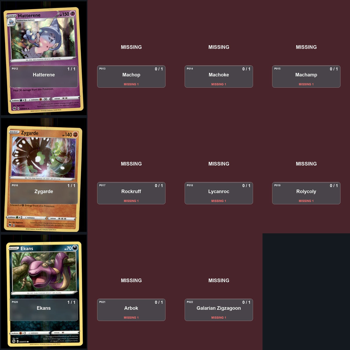 Pokemon TCG Champion's Path C/UC/R Standard Set 29 Cards