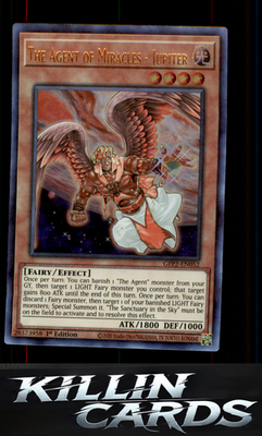 1st Edition The Agent of Miracles - Jupiter GFP2-EN052 YuGiOh Ultra Rare Ghosts