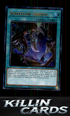 1st Edition Scareclaw Arrival MP23-EN097 YuGiOh Ultra Rare 25th Anniversary Tin: