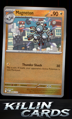 Reverse Holofoil Magneton 046/132 Pokemon Common ME01: Mega Evolution Card NM