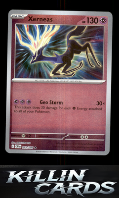 Reverse Holofoil Xerneas - 042/086 042/086 Pokemon Rare ME04: Chaos Rising Card