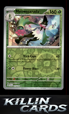 Reverse Holofoil Meowscarada - 015/198 015/198 Pokemon Rare SV01: Scarlet & Viol