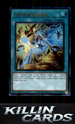 1st Edition Therion Charge MP23-EN093 YuGiOh Ultra Rare 25th Anniversary Tin: Du