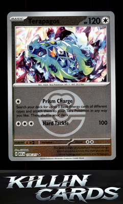 Reverse Holofoil Terapagos (Love Ball) 178/217 Pokemon Rare ME: Ascended Heroes