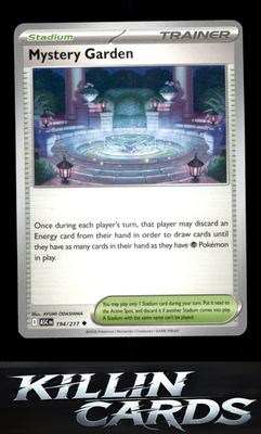 Mystery Garden 194/217 Pokemon Uncommon ME: Ascended Heroes Card NM