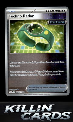 Reverse Holofoil Techno Radar 130/131 Pokemon Uncommon SV: Prismatic Evolutions
