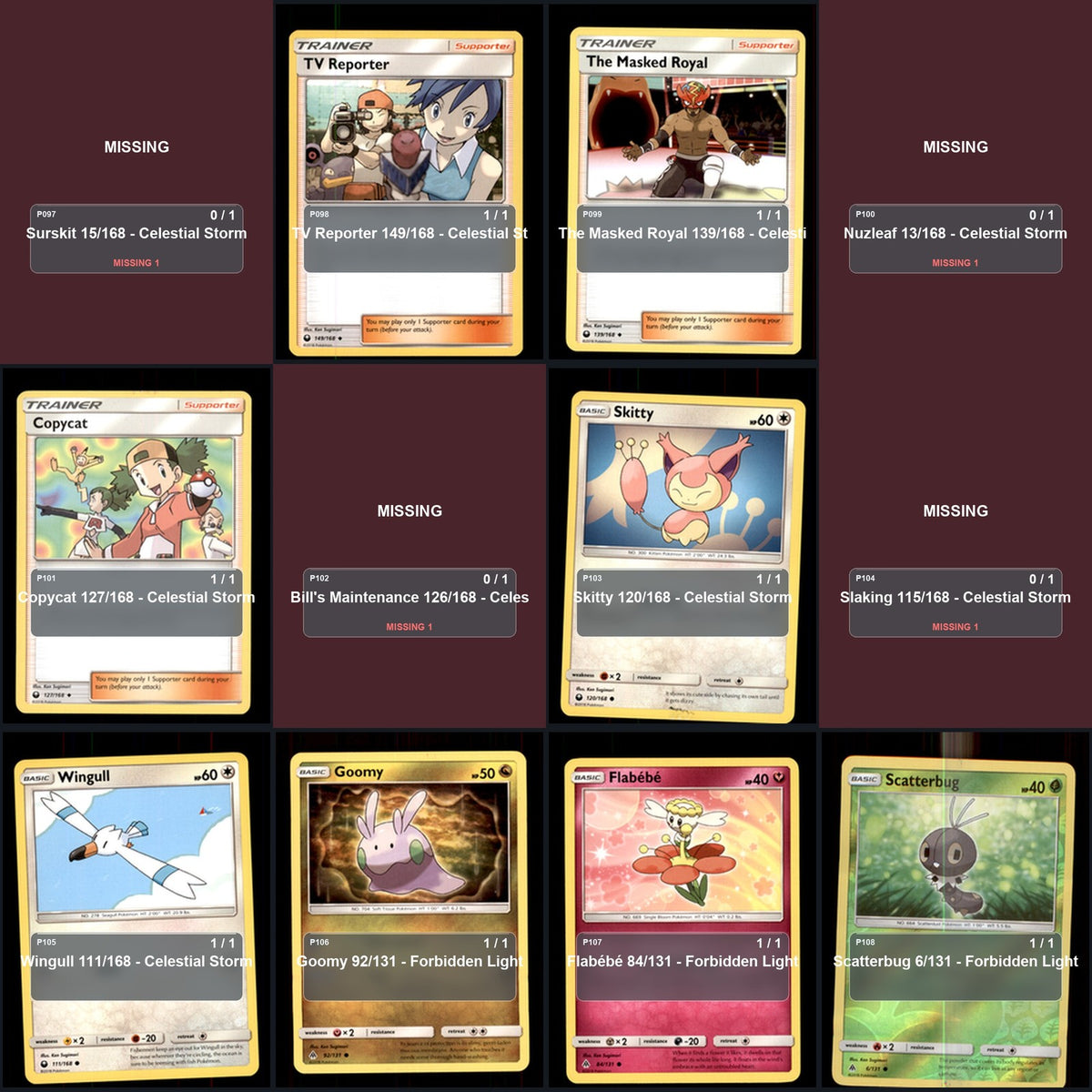 Pokemon TCG Ken Sugimori Artist Collection 89 Cards Lot