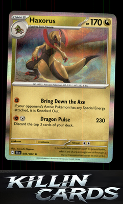 Haxorus 046/064 Pokemon Rare SV: Shrouded Fable Card NM