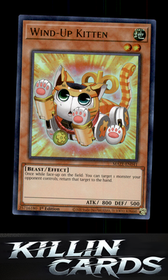 Wind-Up Kitten MAZE-EN041 YuGiOh Ultra Rare Maze of Memories Card NM