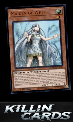 1st Edition Maiden of White (Secret Rare) SDWD-EN041 YuGiOh Secret Rare Structur