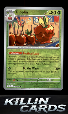 Reverse Holofoil Dipplin 010/131 Pokemon Uncommon SV: Prismatic Evolutions Card