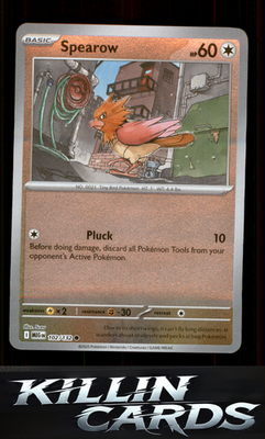 Reverse Holofoil Spearow - 102/132 102/132 Pokemon Common ME01: Mega Evolution C