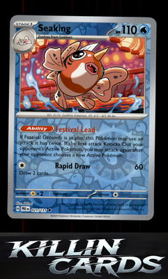 Reverse Holofoil Seaking 021/131 Pokemon Uncommon SV: Prismatic Evolutions Card