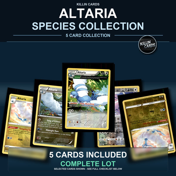Pokemon TCG Altaria Species Collection 5 Different Cards