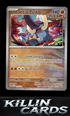 Great Tusk (Poke Ball Pattern) 055/131 Pokemon Uncommon SV: Prismatic Evolutions