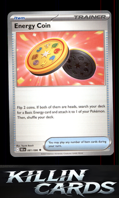 Energy Coin 081/086 Pokemon Uncommon SV: Black Bolt Card NM