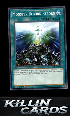 1st Edition Monster Reborn Reborn MP19-EN044 YuGiOh Common 2019 Gold Sarcophagus