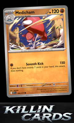 Medicham - 104/217 104/217 Pokemon Common ME: Ascended Heroes Card NM