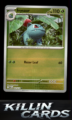 Reverse Holofoil Ivysaur - 002/132 002/132 Pokemon Common ME01: Mega Evolution C