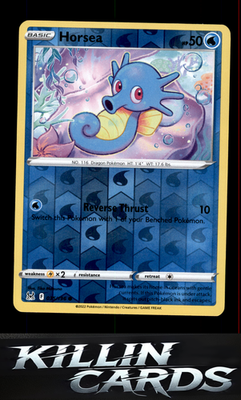 Reverse Holofoil Horsea 035/196 Pokemon Common SWSH11: Lost Origin Card NM