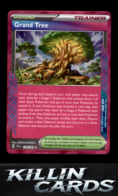Grand Tree 136/142 Pokemon ACE SPEC Rare SV07: Stellar Crown Card NM