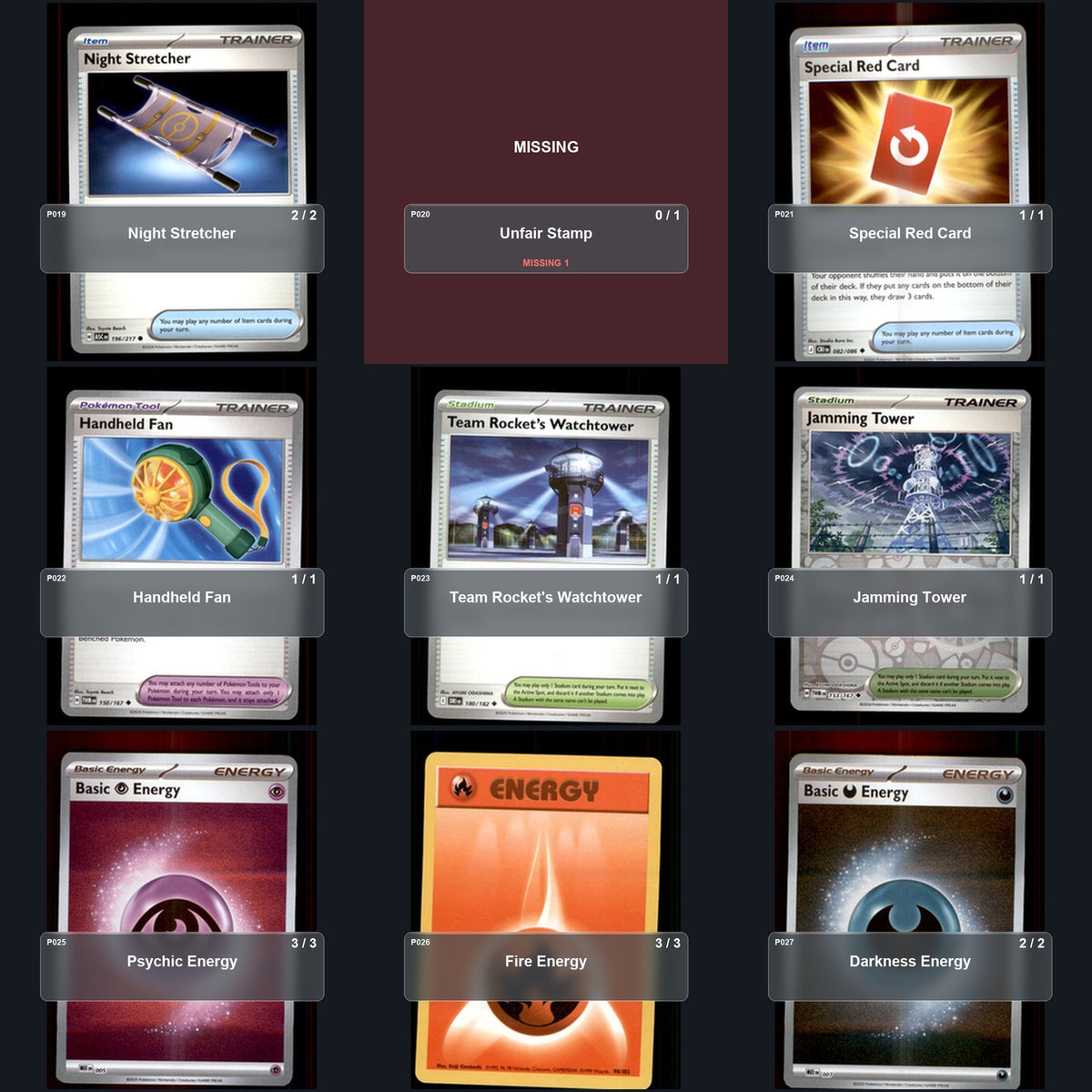 Partial Pokemon TCG NAIC 2026, New Orleans Dragapult Dusknoir Decklist 58 Cards Deck