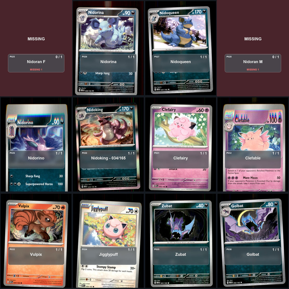 Pokemon TCG SV: Scarlet & Violet 151 C/UC/R Standard Set 151 Cards
